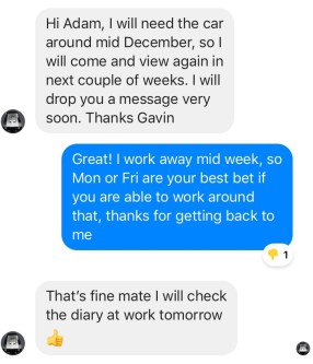 Gavin correspondence