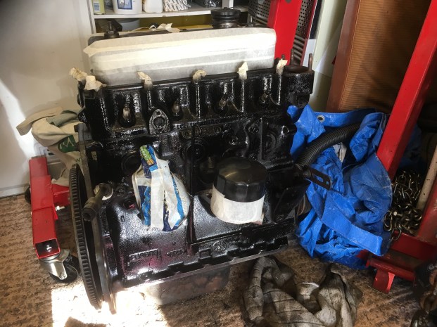MG Engine Painted